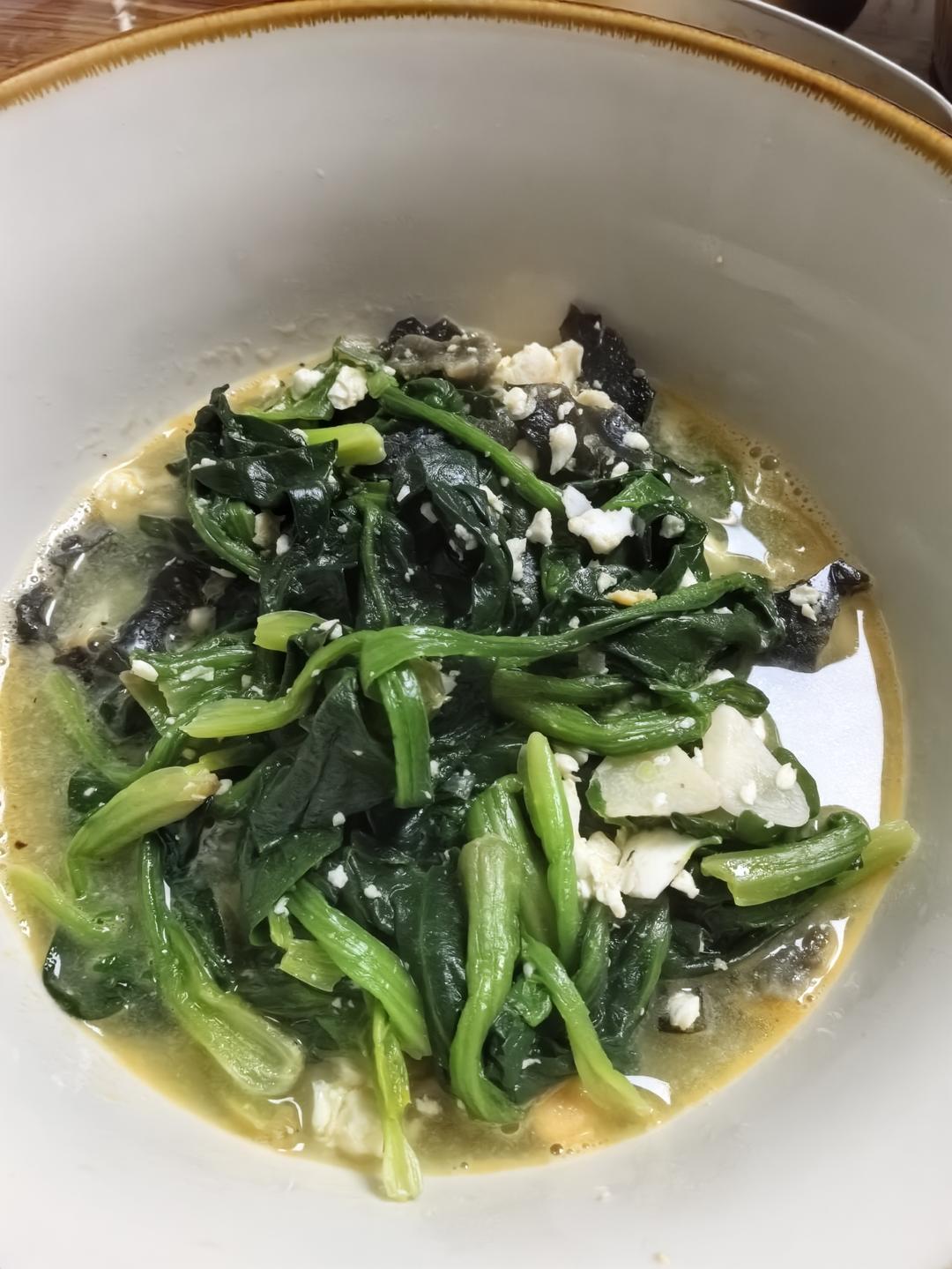 快手菜之上汤菠菜