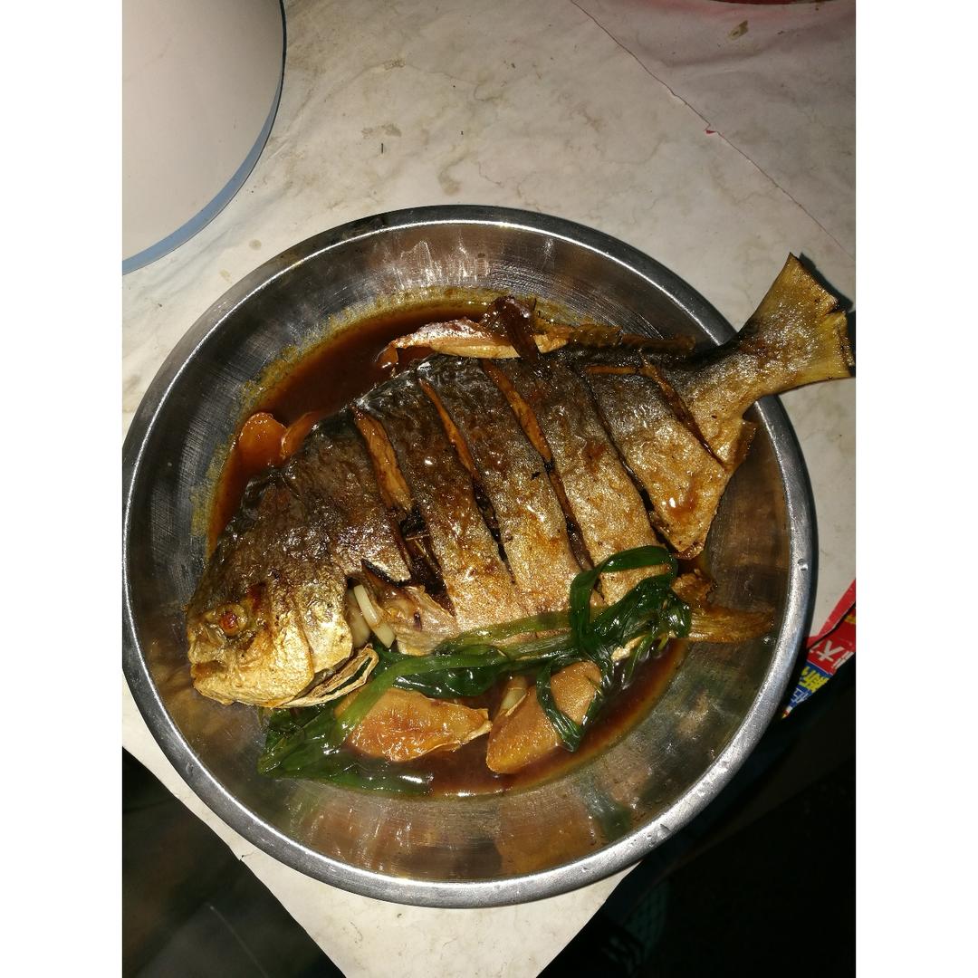 家常红烧扁鱼