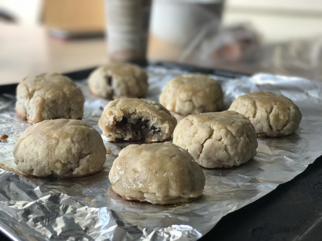 超无敌原始简易豆沙馅月饼的做法
