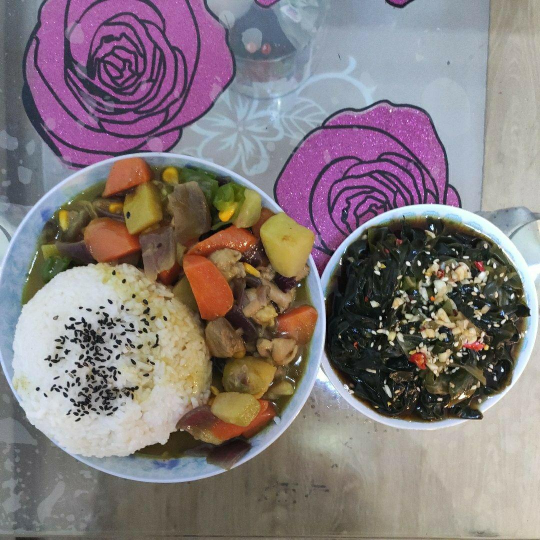 咖喱鸡肉饭
