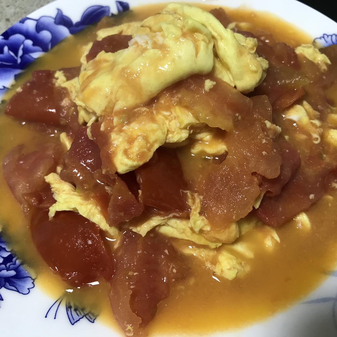 西红柿炒鸡蛋（嫩滑版）