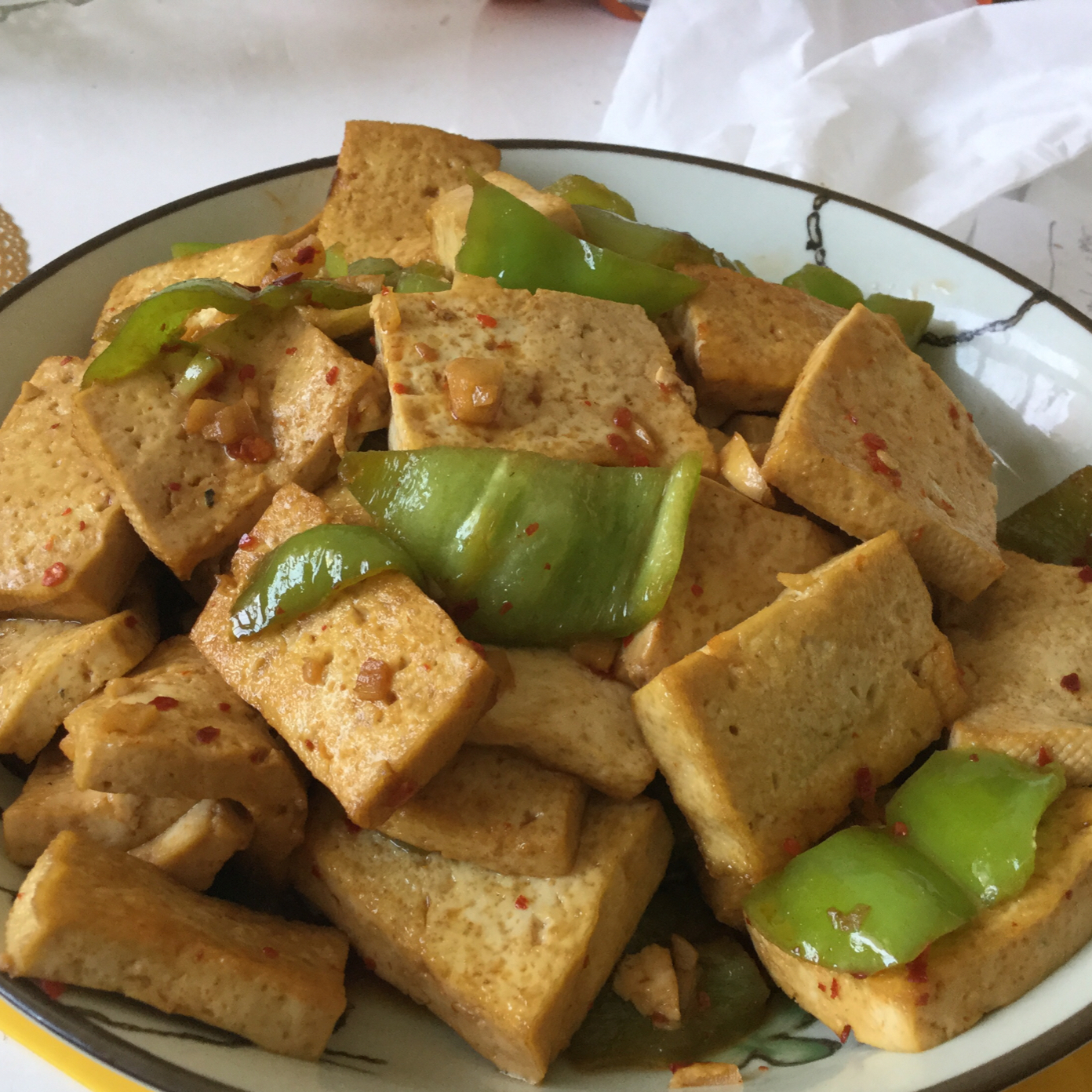 家常豆腐(彩椒版)