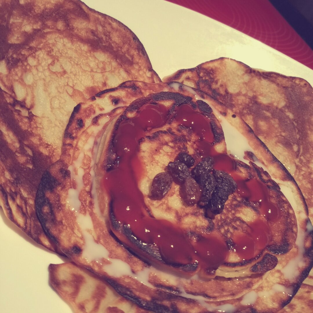 香蕉牛奶小煎饼