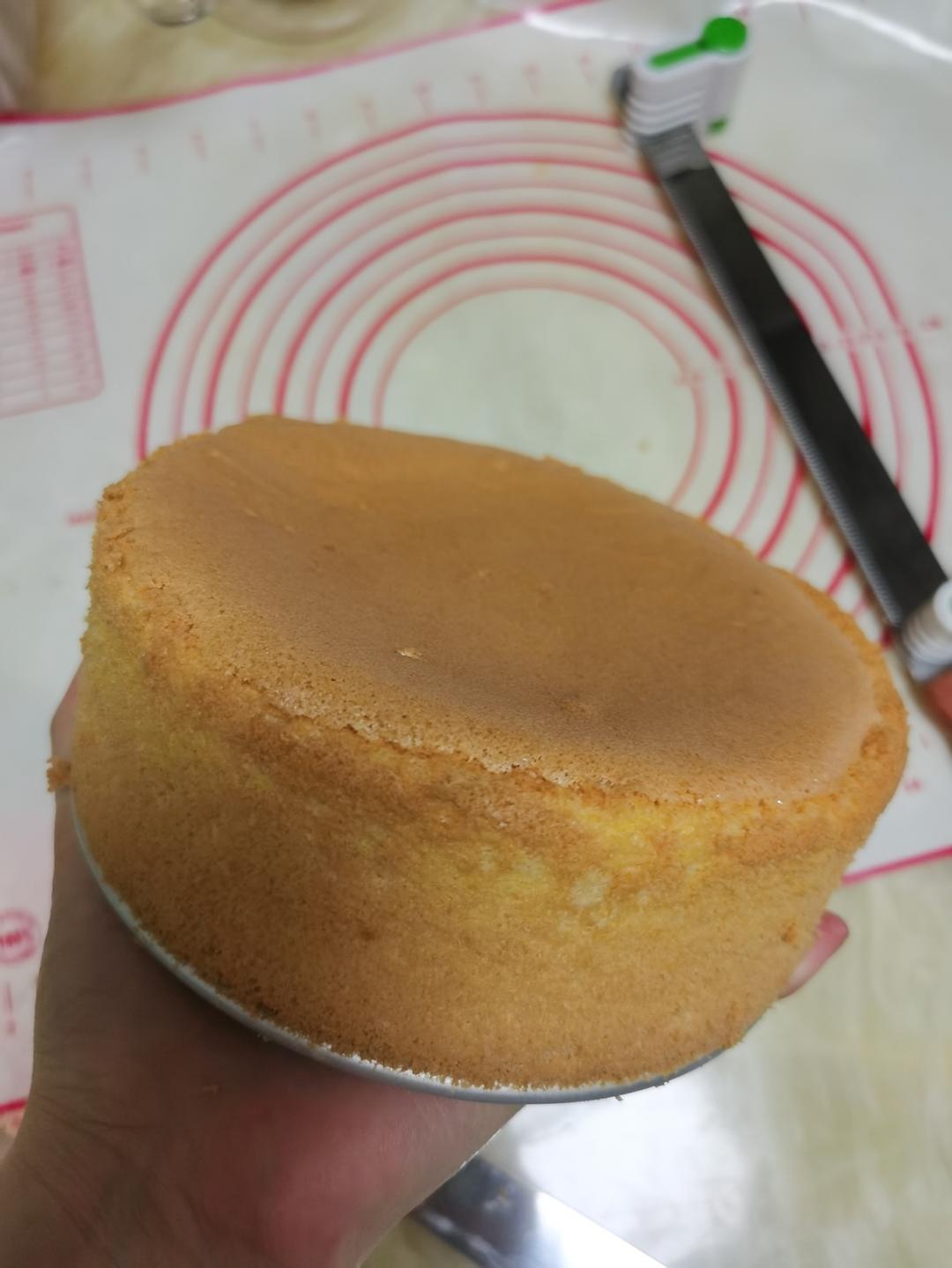 零失败6寸戚风蛋糕（十分钟制作，合适新手宝宝）
