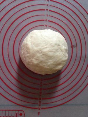 红糖甜枣面包～17小时冷藏中种的做法 步骤3