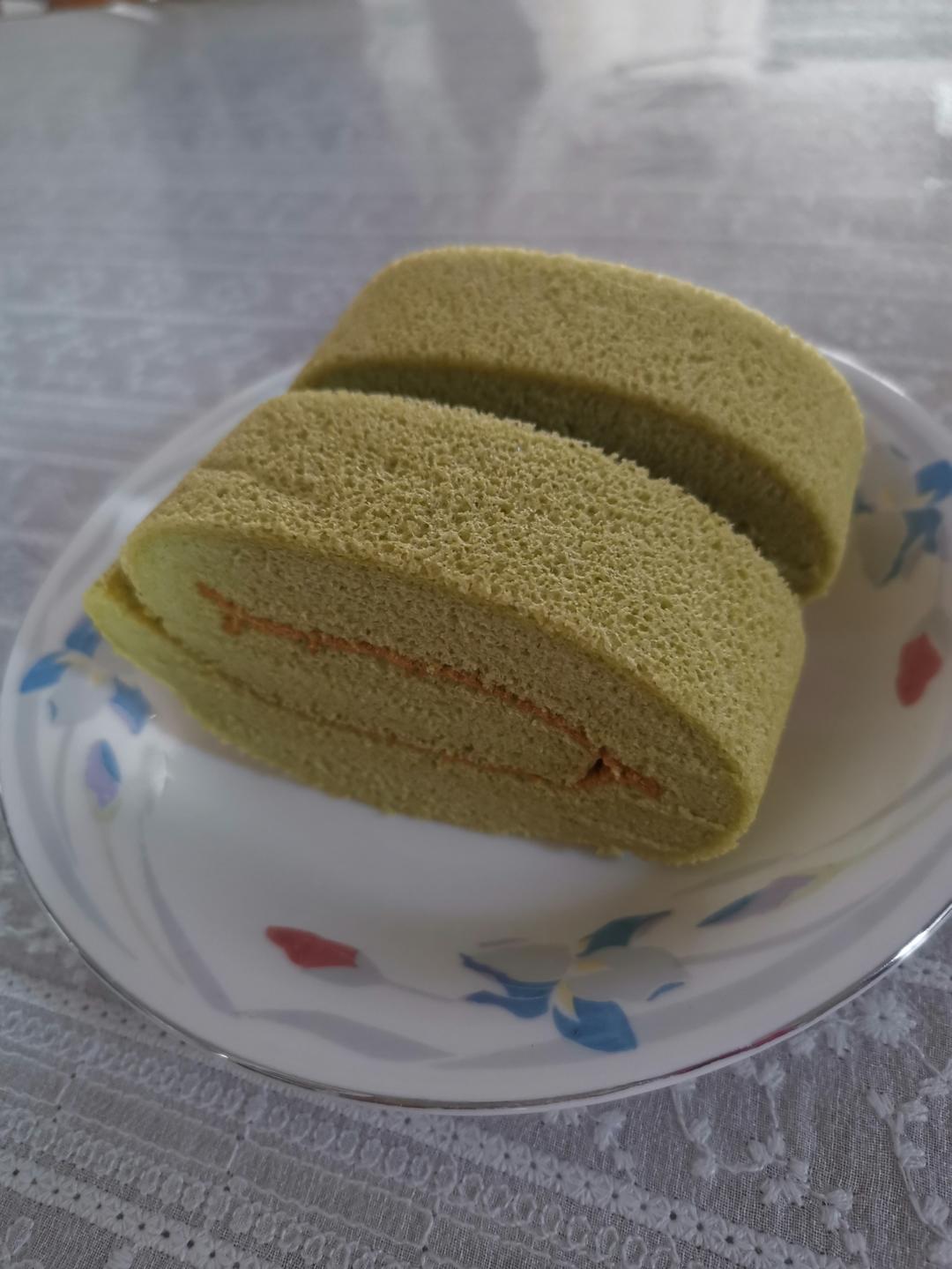 超清新｜斑斓椰香奶冻蛋糕卷｜卷不裂