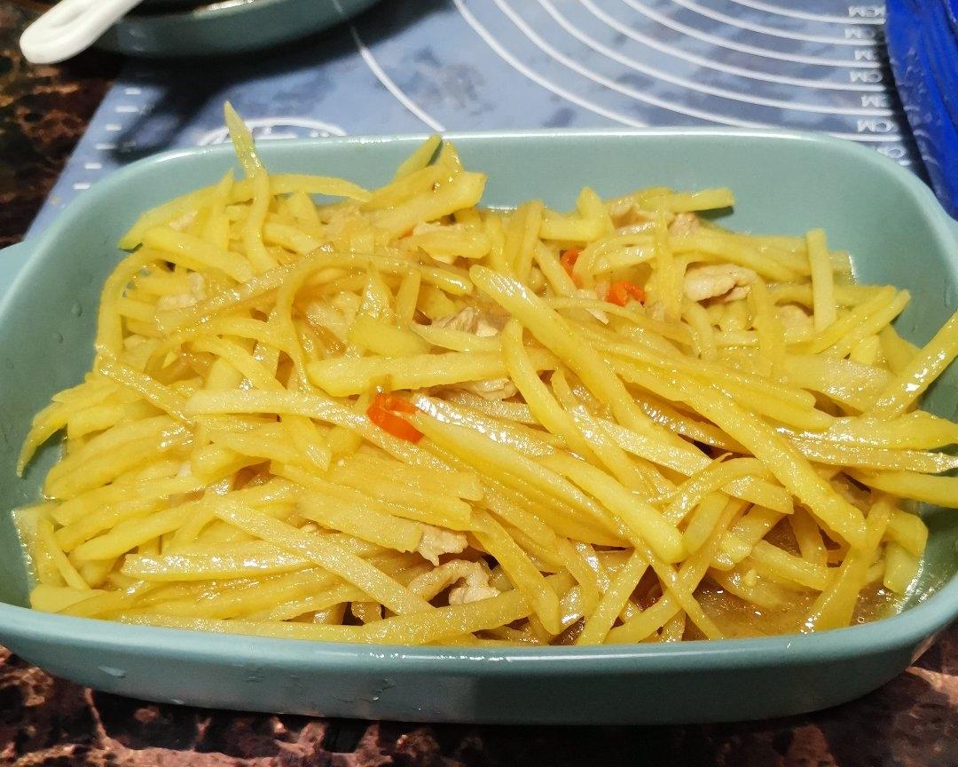 家常炒土豆丝的做法
