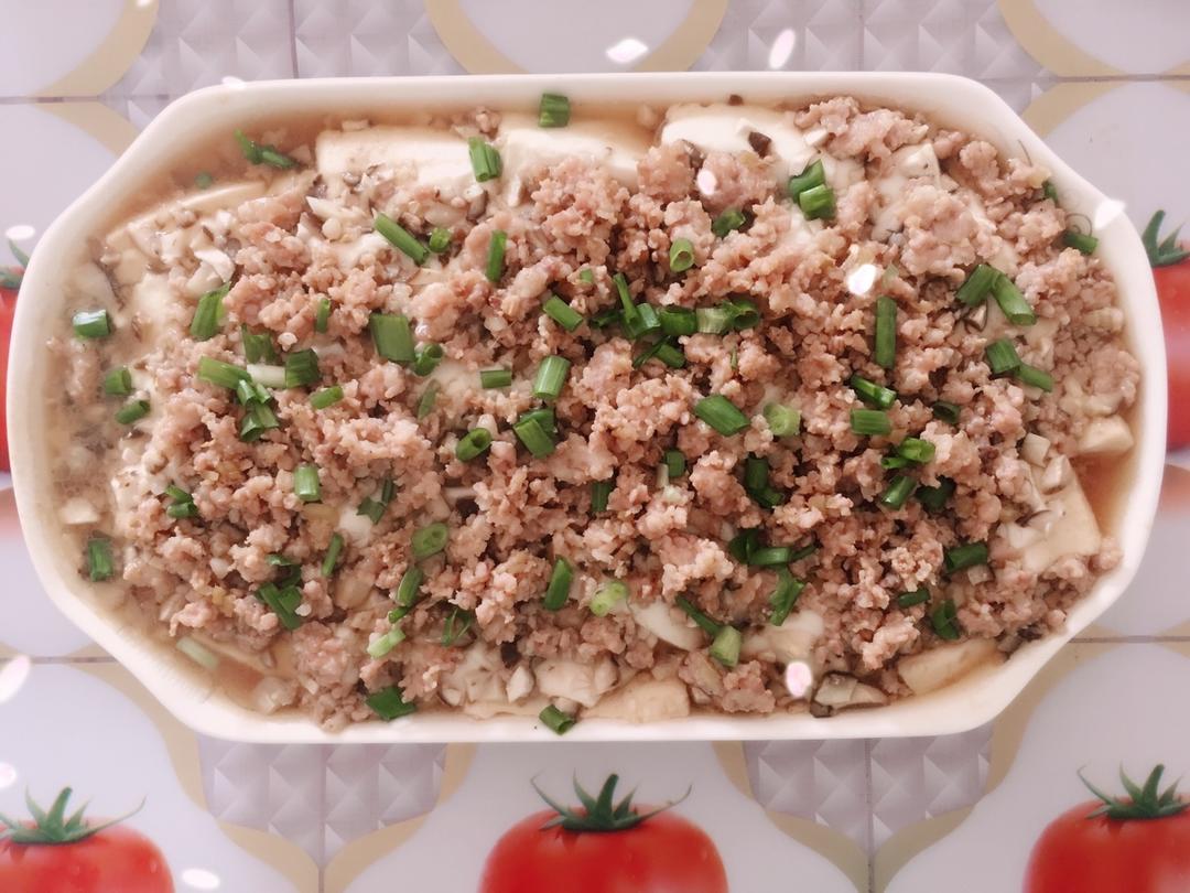 肉末蒸豆腐