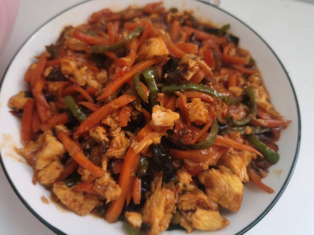 下饭菜鱼香鸡蛋