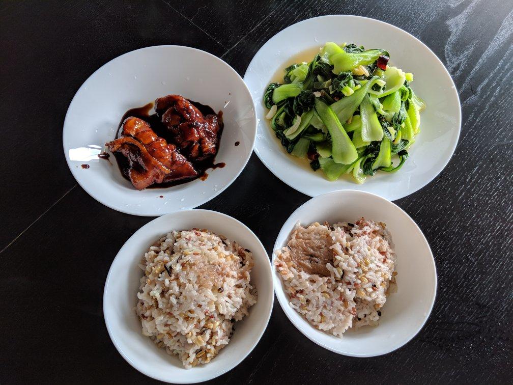 照烧鸡腿饭