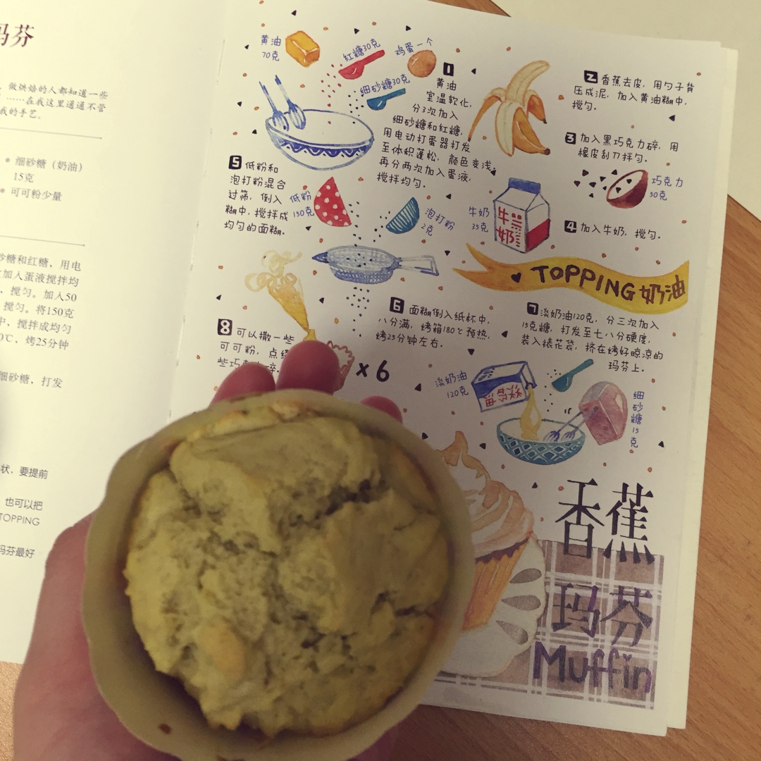 零失败香蕉玛芬