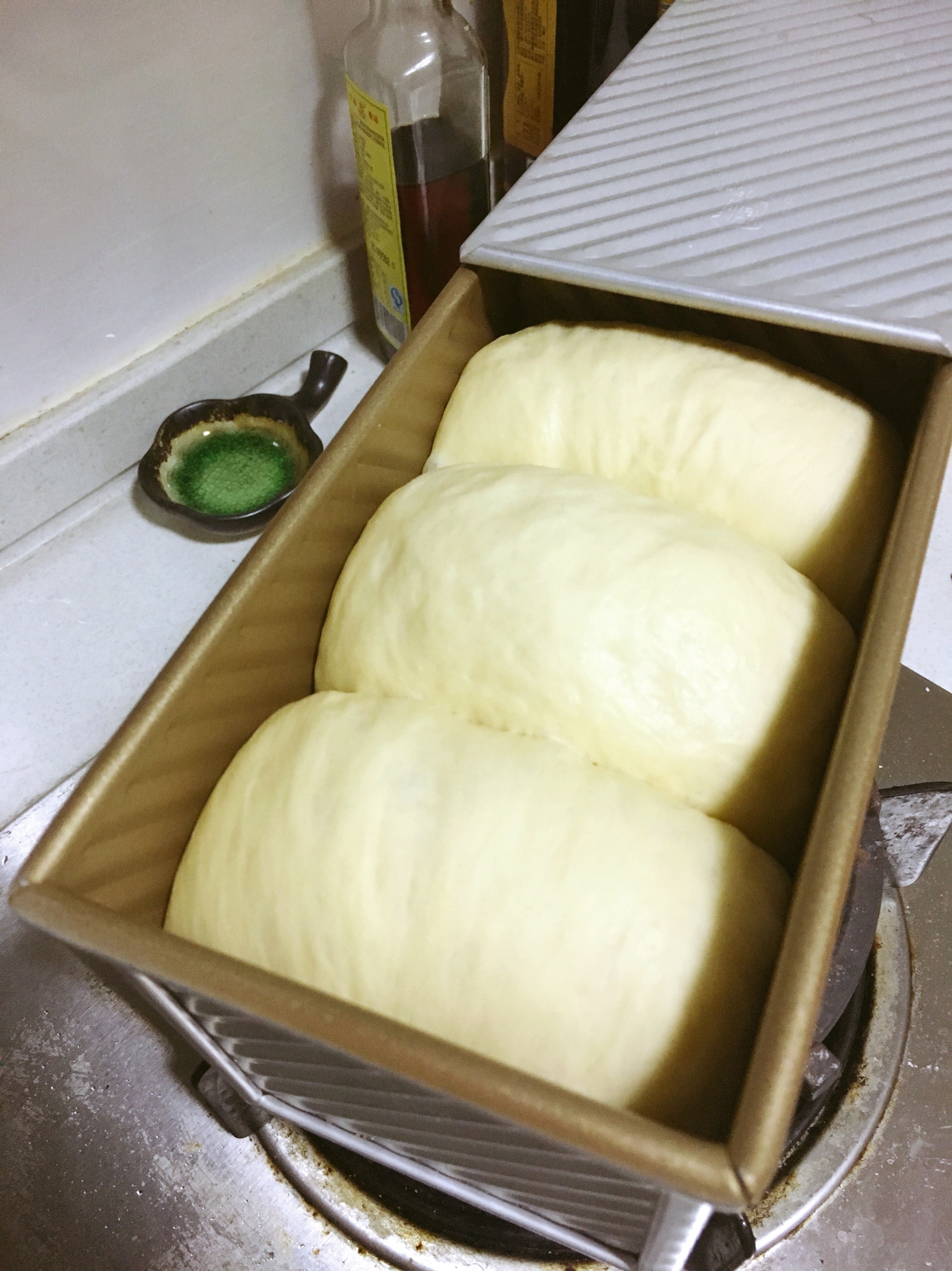 奶油吐司面包（万能面包机版-超软零失败）的做法 步骤7