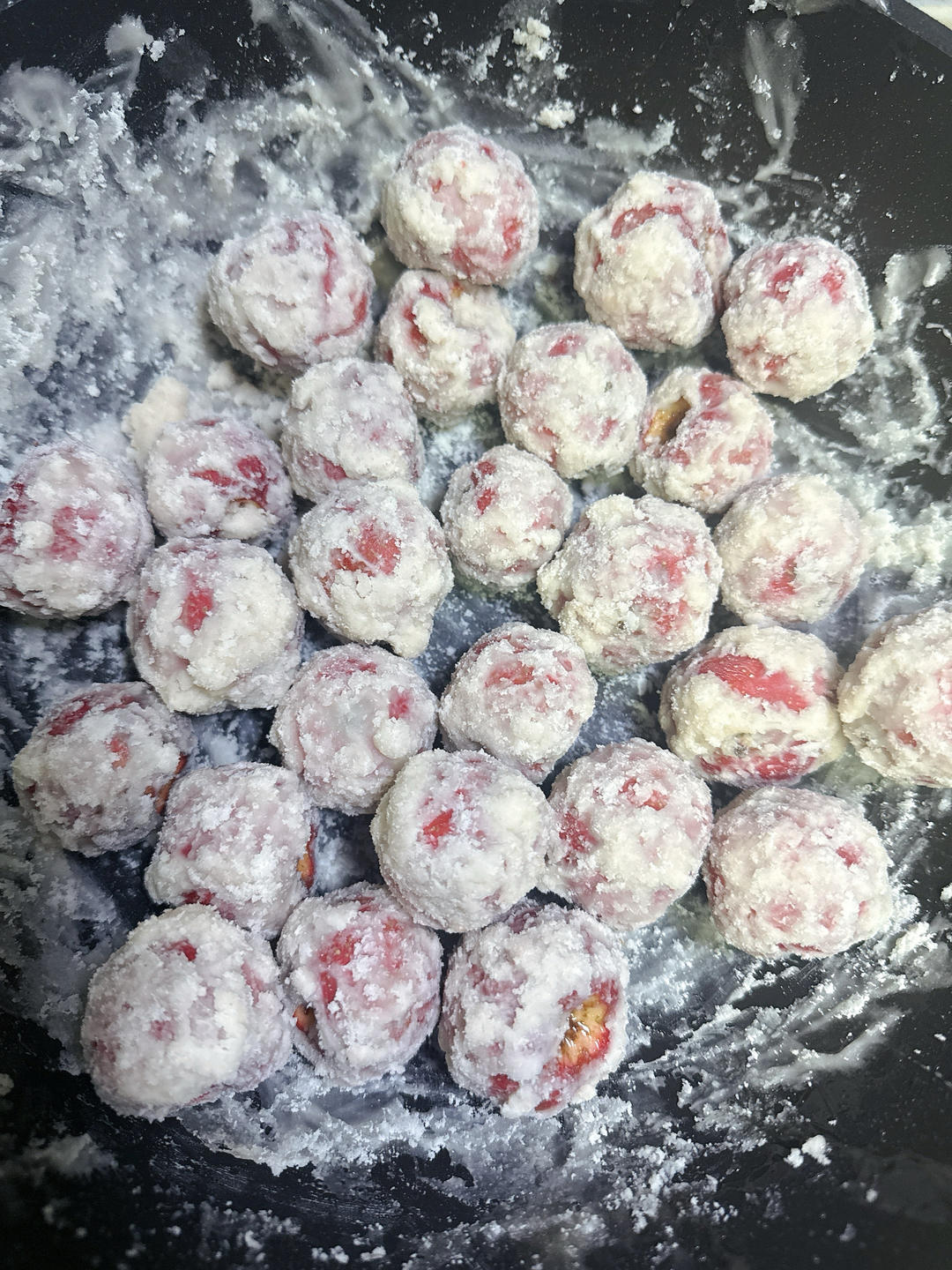 雪花山楂球 酸甜爽口 开胃又好吃 附细节视频详解