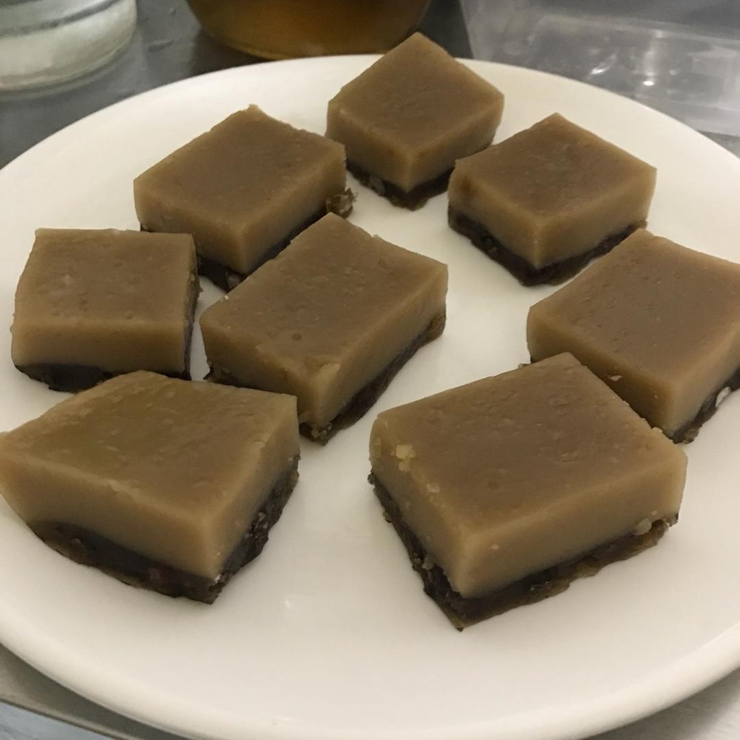 软炸虾仁10做的红豆小米杂粮糕