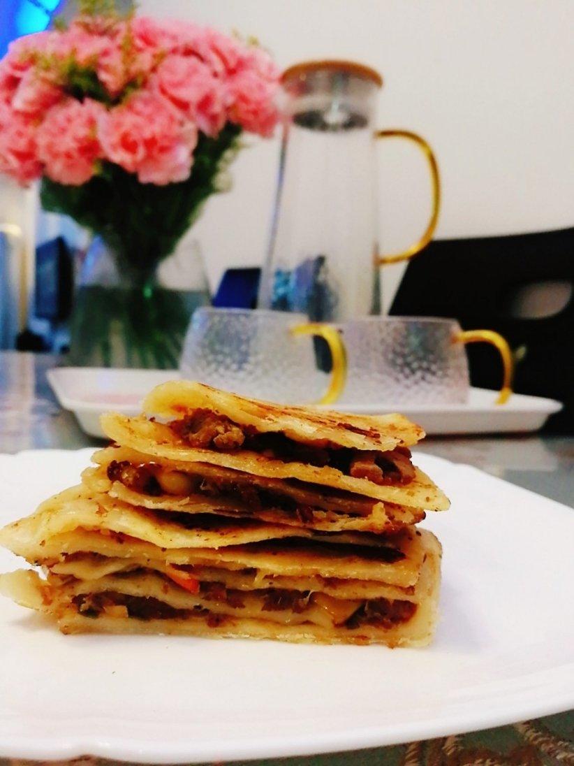 【千层牛肉饼】