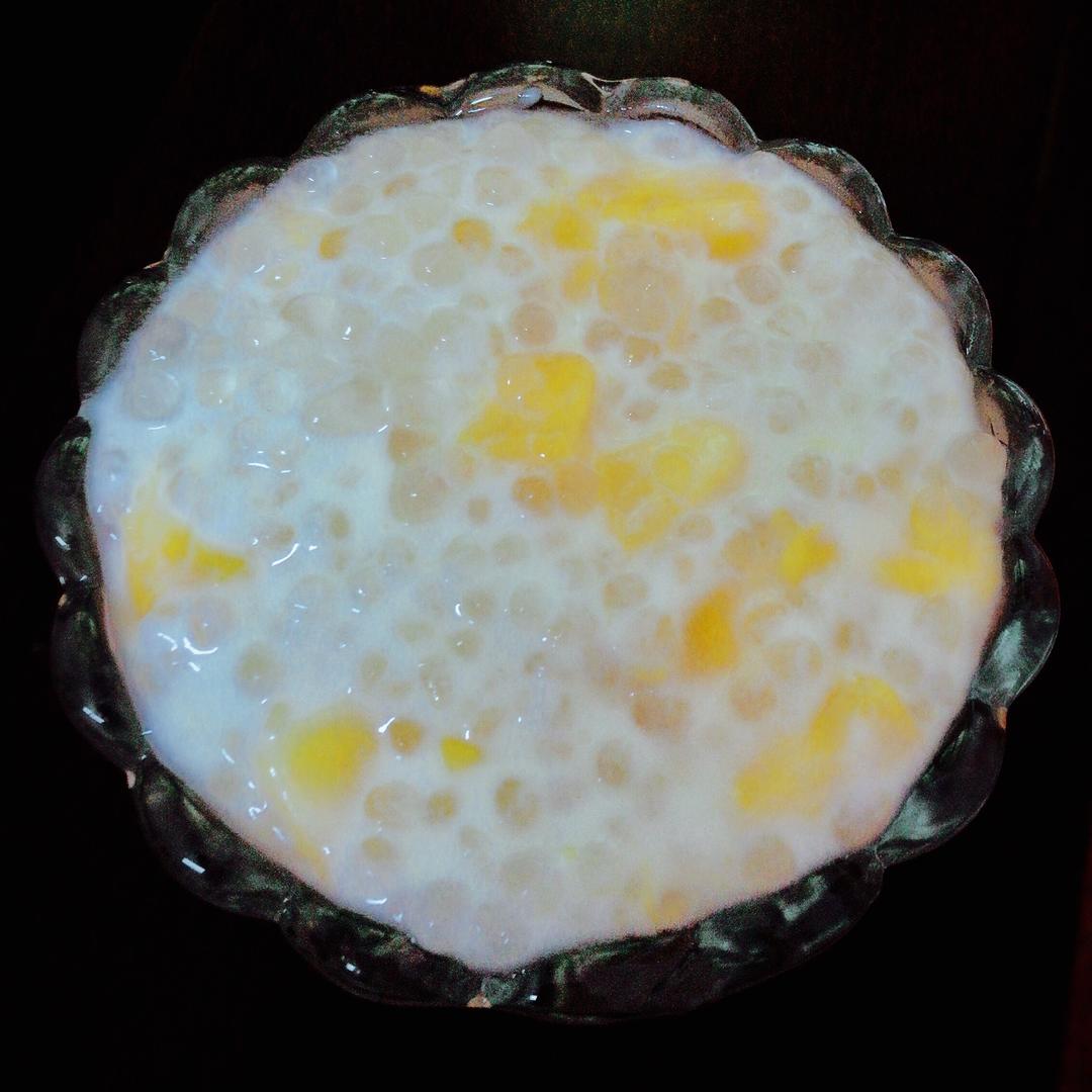 芒果酸奶西米露