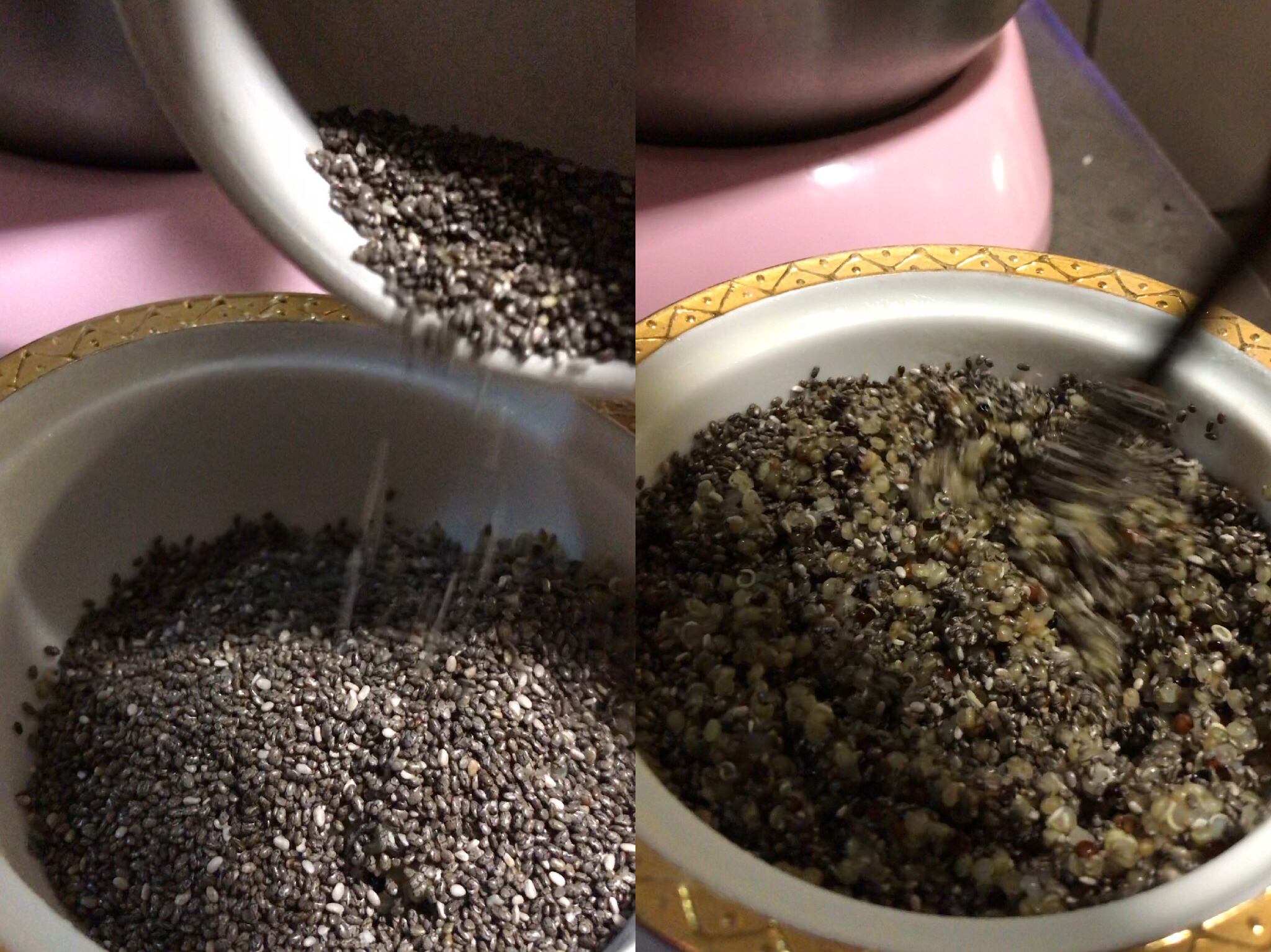“超级食物”贝果-鹰嘴豆藜麦奇亚籽贝果的做法 步骤1