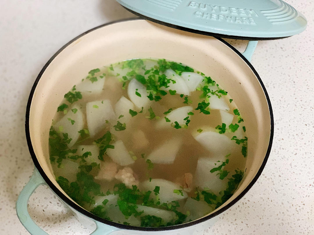 萝卜牛腩汤【11月北鼎珐琅锅食谱】
