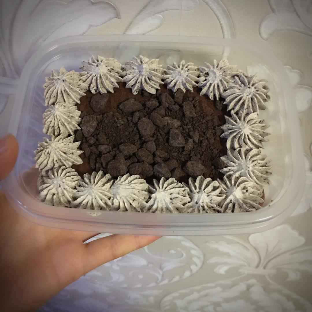 好吃到流泪的奥利奥咸奶油盒子蛋糕