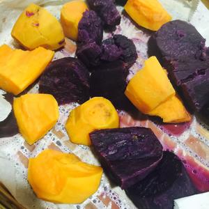 紫薯椰丝糕的做法 步骤2
