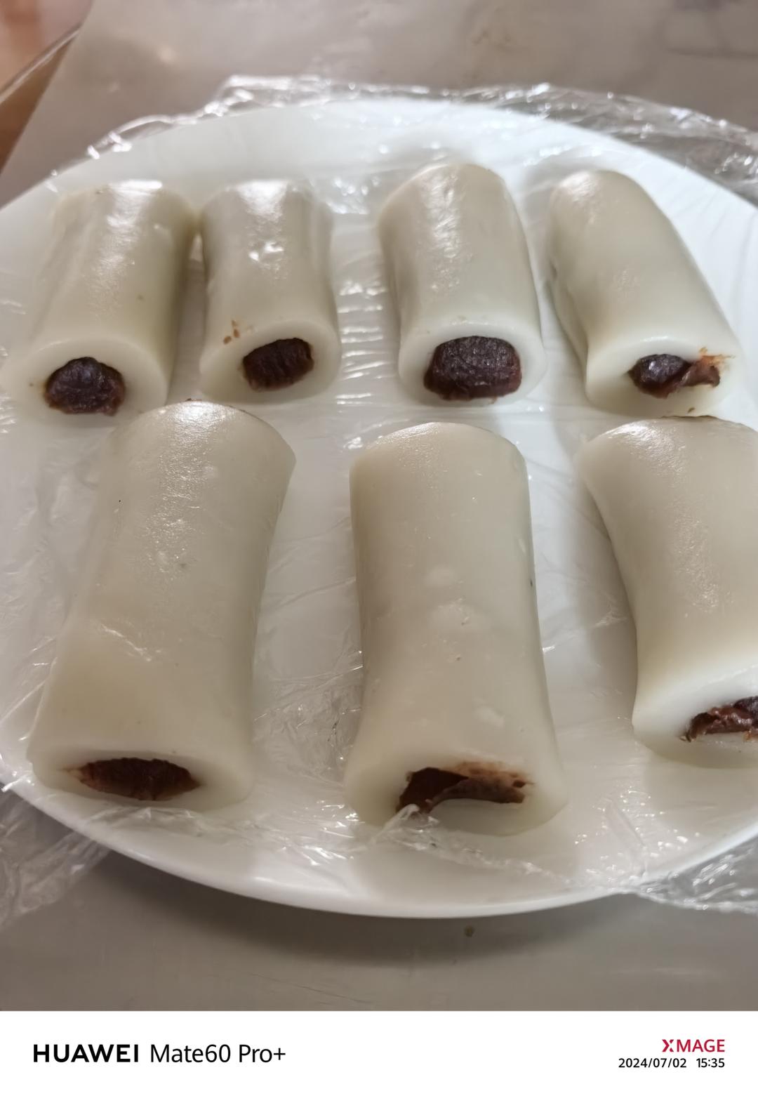 十分钟搞定超正宗的桂花条头糕，零失败！过夜不变硬，豆沙糯米卷