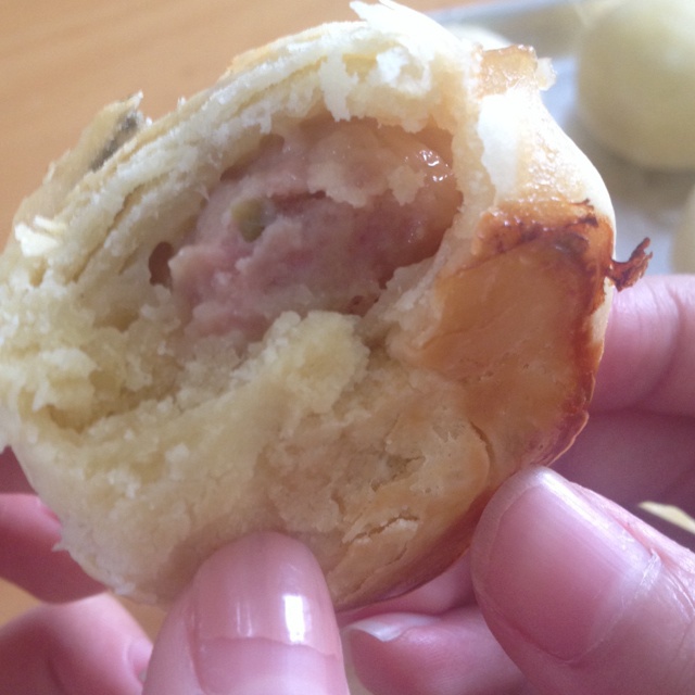 苏式榨菜鲜肉月饼