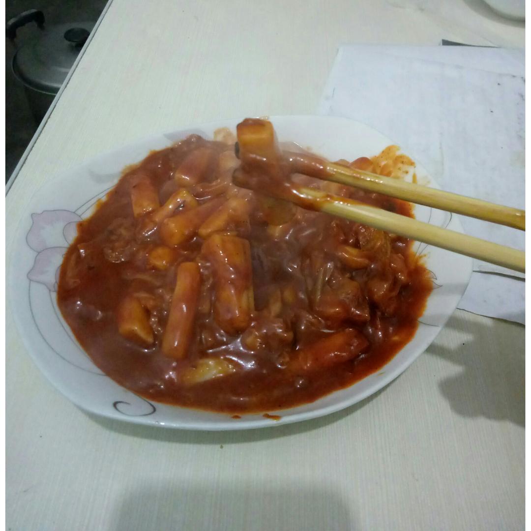 韩式辣炒年糕（or网红芝士套路之芝心年糕）