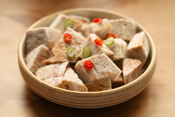 pan小月做的香蒸荔浦芋头