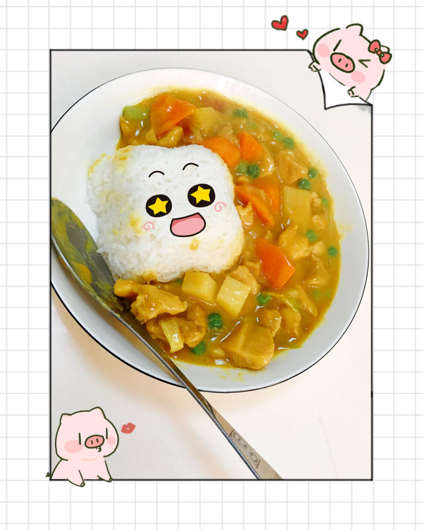 咖喱鸡肉饭