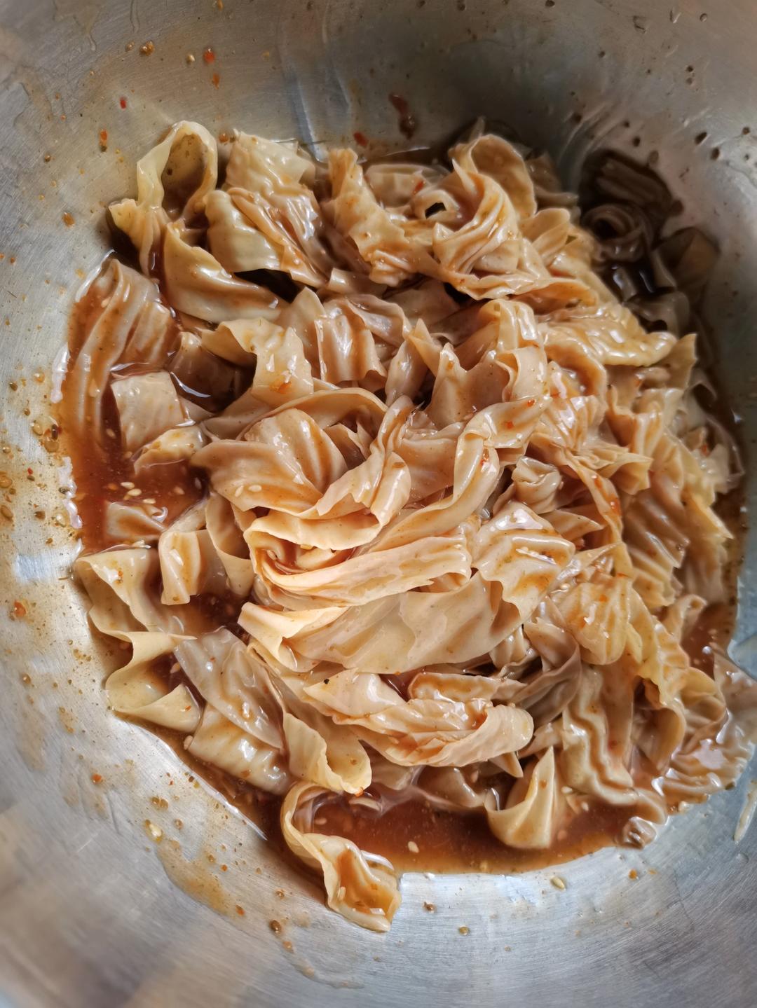 老式拌豆皮（小时候的味道）