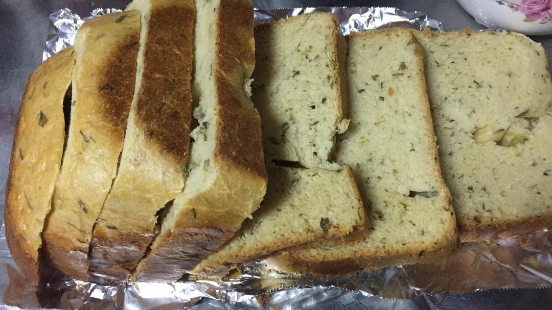 无糖版~香葱肉松吐司