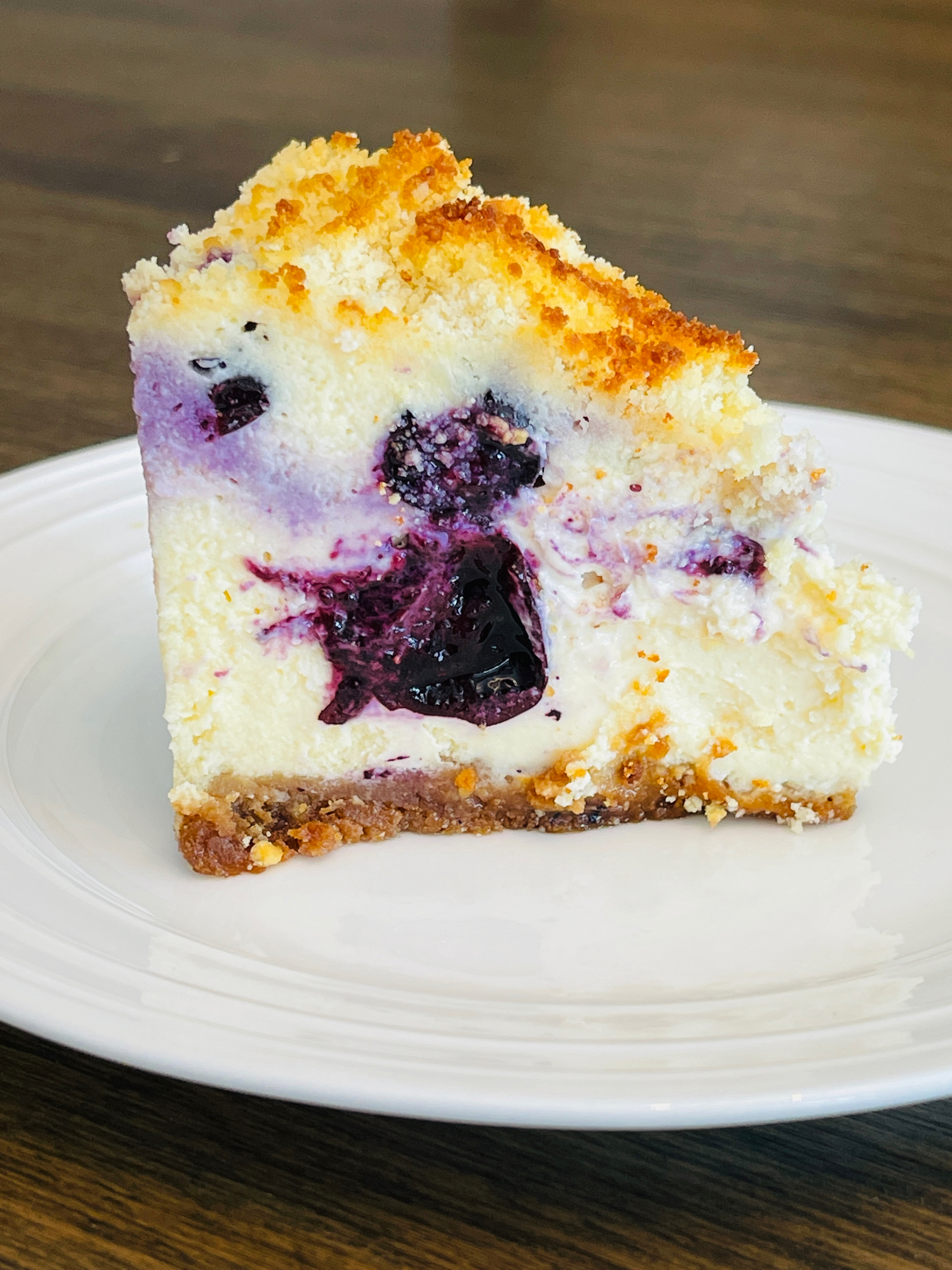 零失败❗️蓝莓酥粒芝士蛋糕🍰好吃到上头❗️