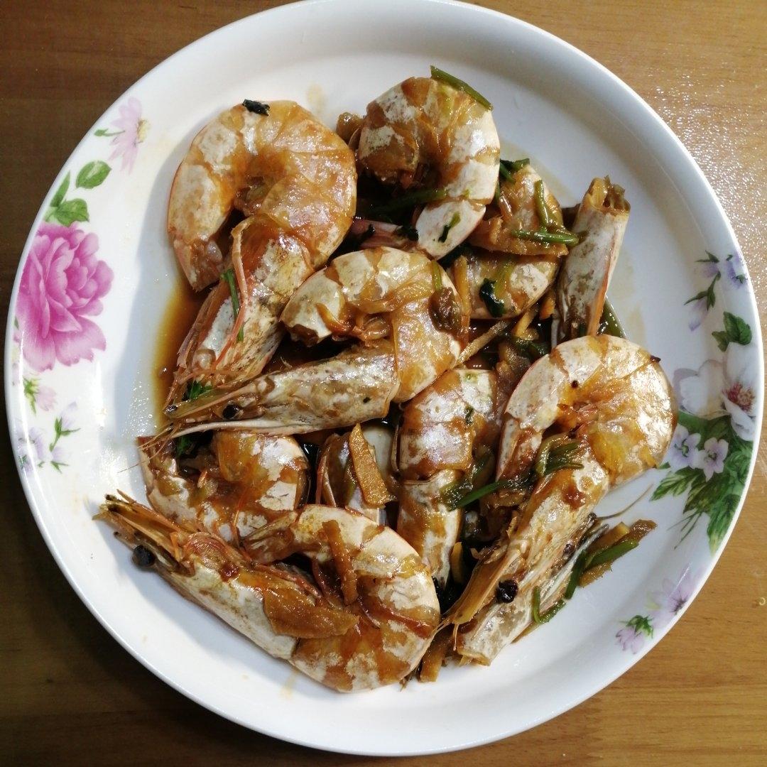 堂妈小厨——红烧大虾