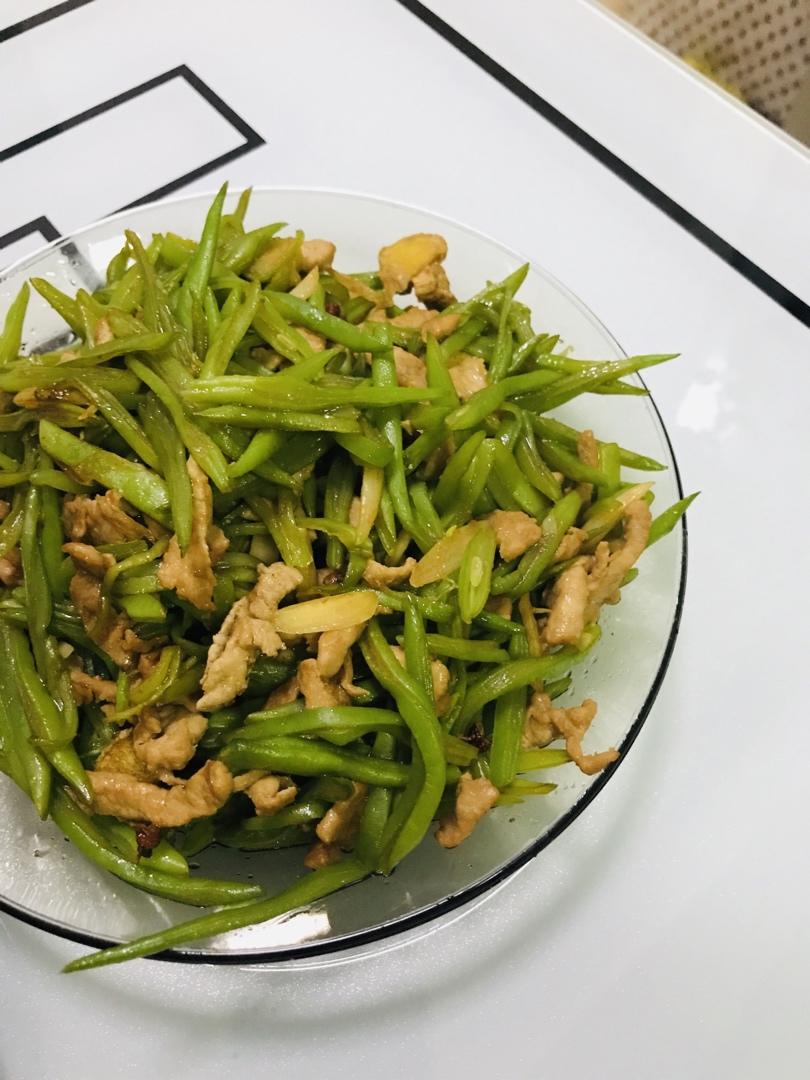 扁豆丝炒肉