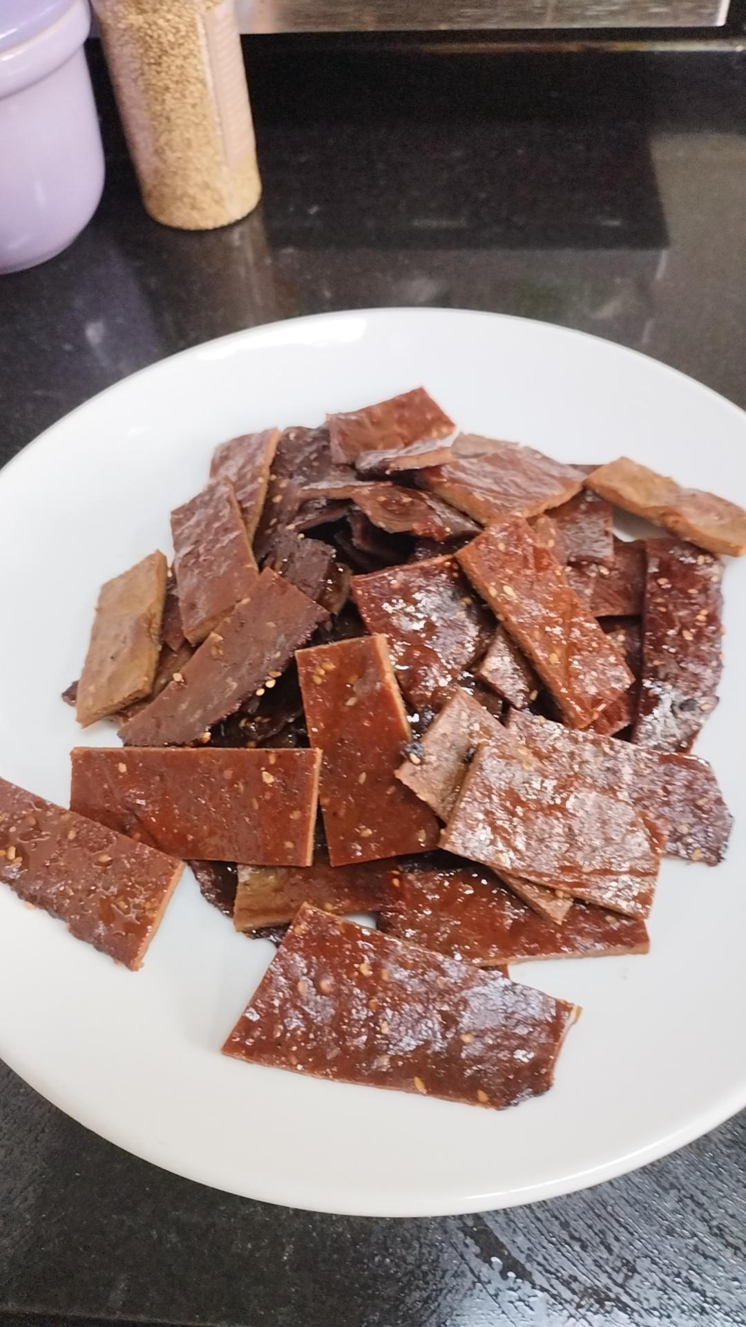 猪肉脯的做法（烤箱做蜜汁猪肉脯）