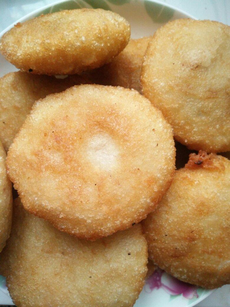 东北油炸糕（糯米粉豆沙馅儿）不翻车很简单