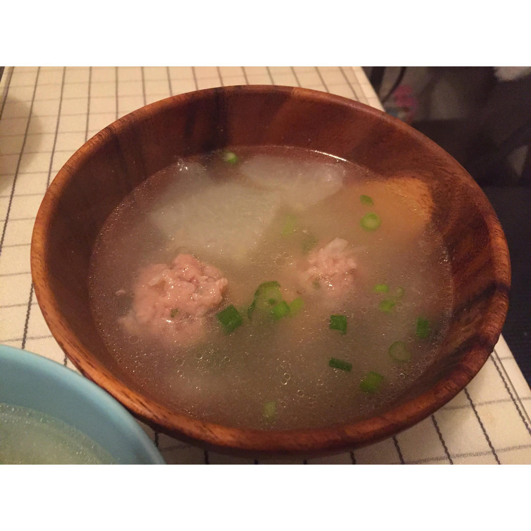 冬瓜汆丸子汤