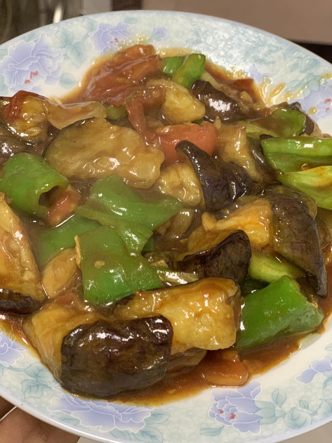 简单好吃的烧茄子