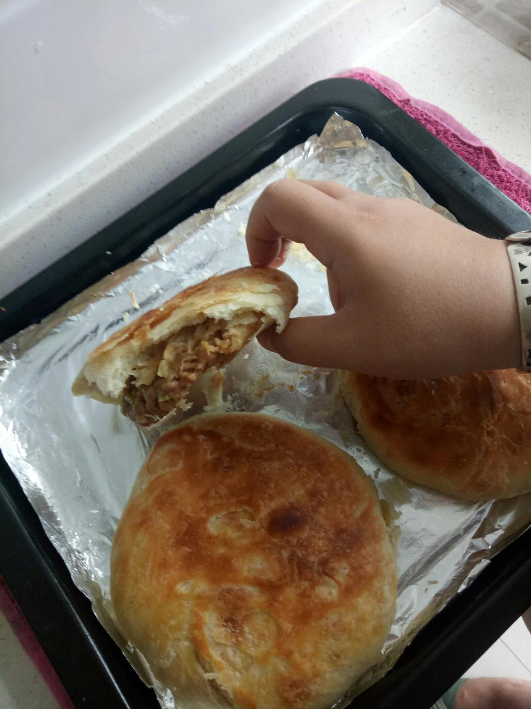 油酥肉火烧 Pork Pie