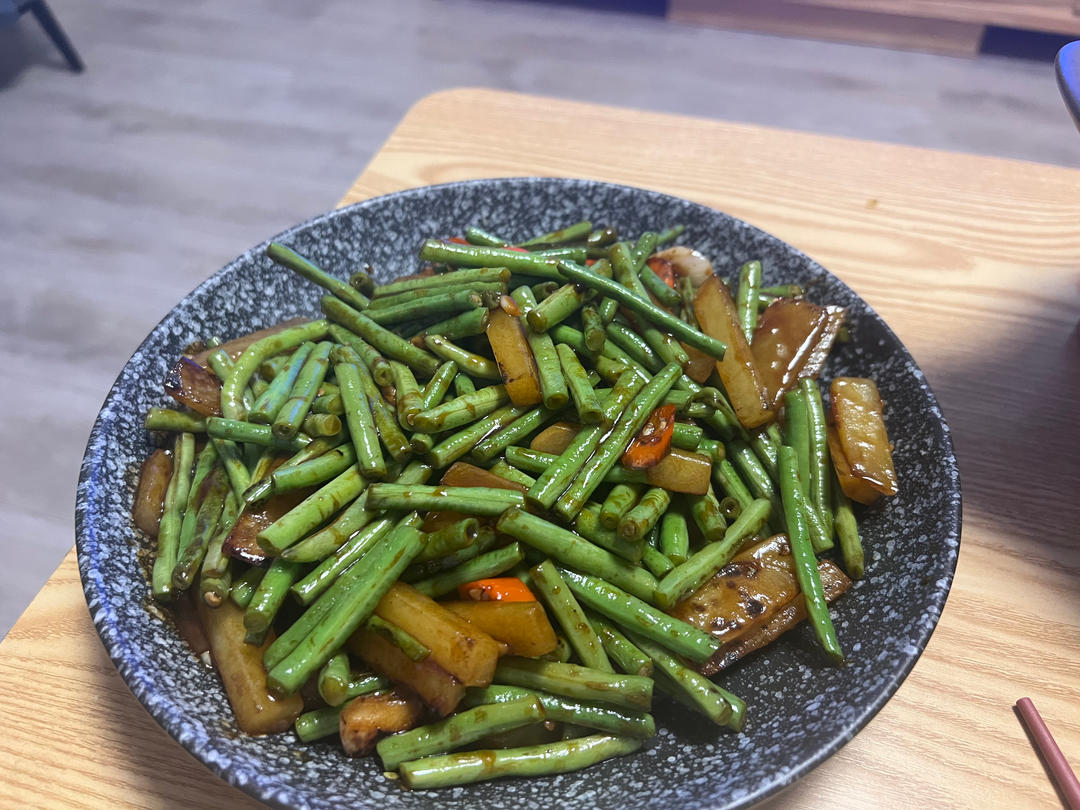 干煸豆角土豆
