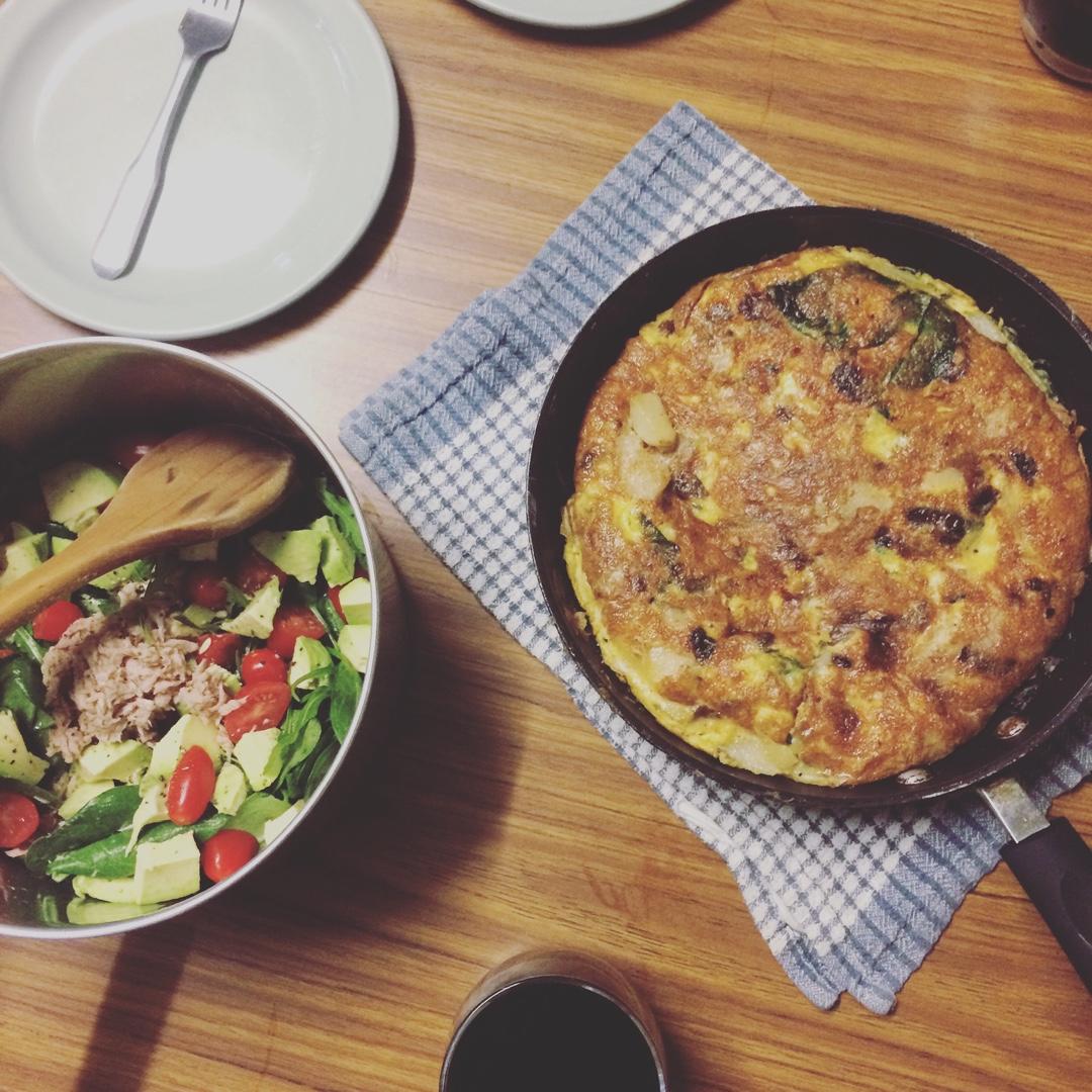 西班牙Tortilla土豆蛋饼