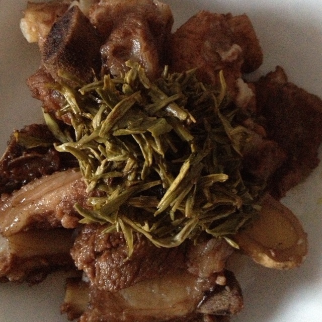绿茶香排骨