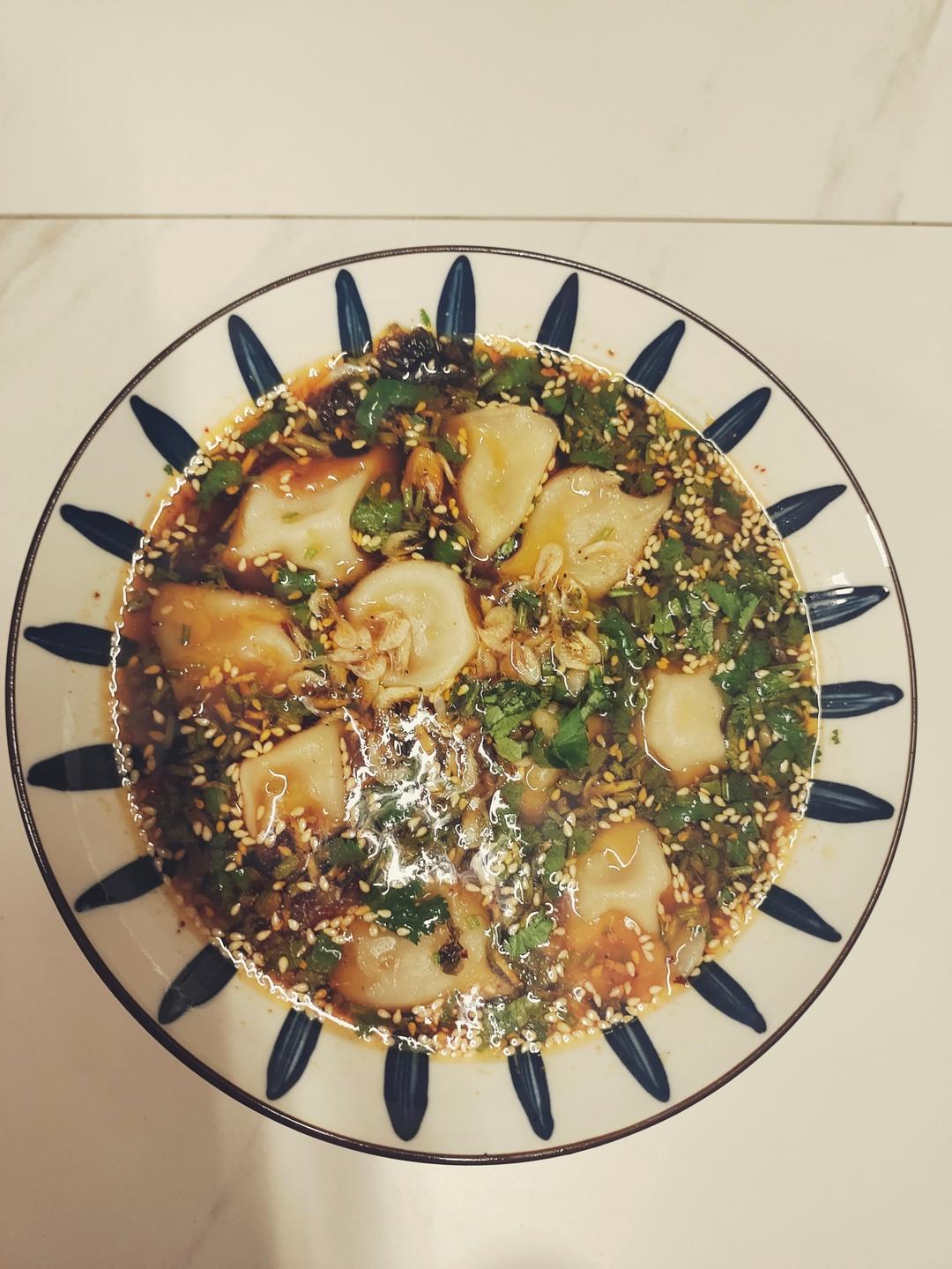 🔥五分钟搞定❗️酸辣开胃一吃就上瘾的酸汤水饺