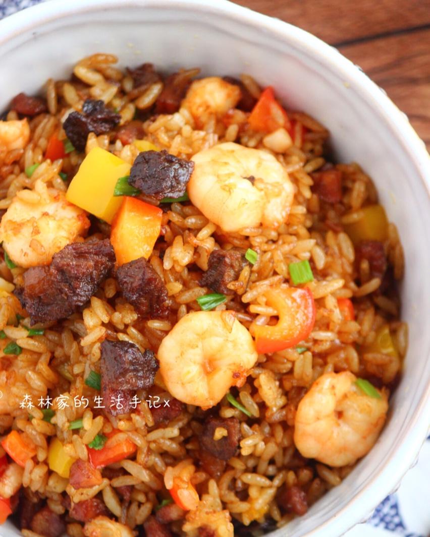 好吃到爆❤️十分钟搞定‼️【至尊海陆炒饭】