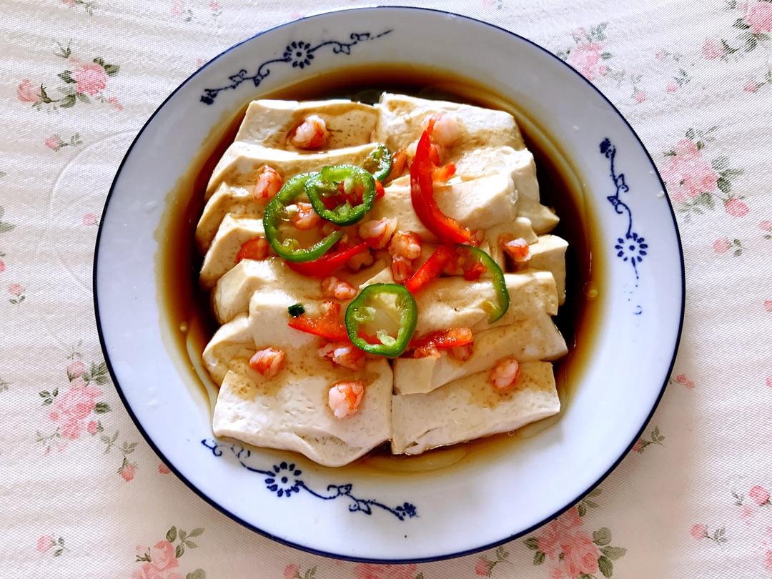 海鲜蒸豆腐