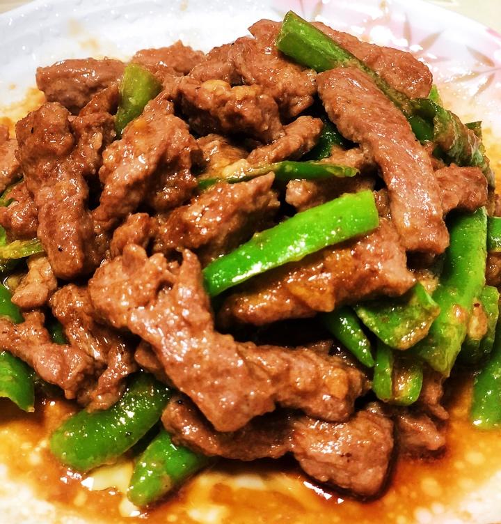 尖椒牛柳