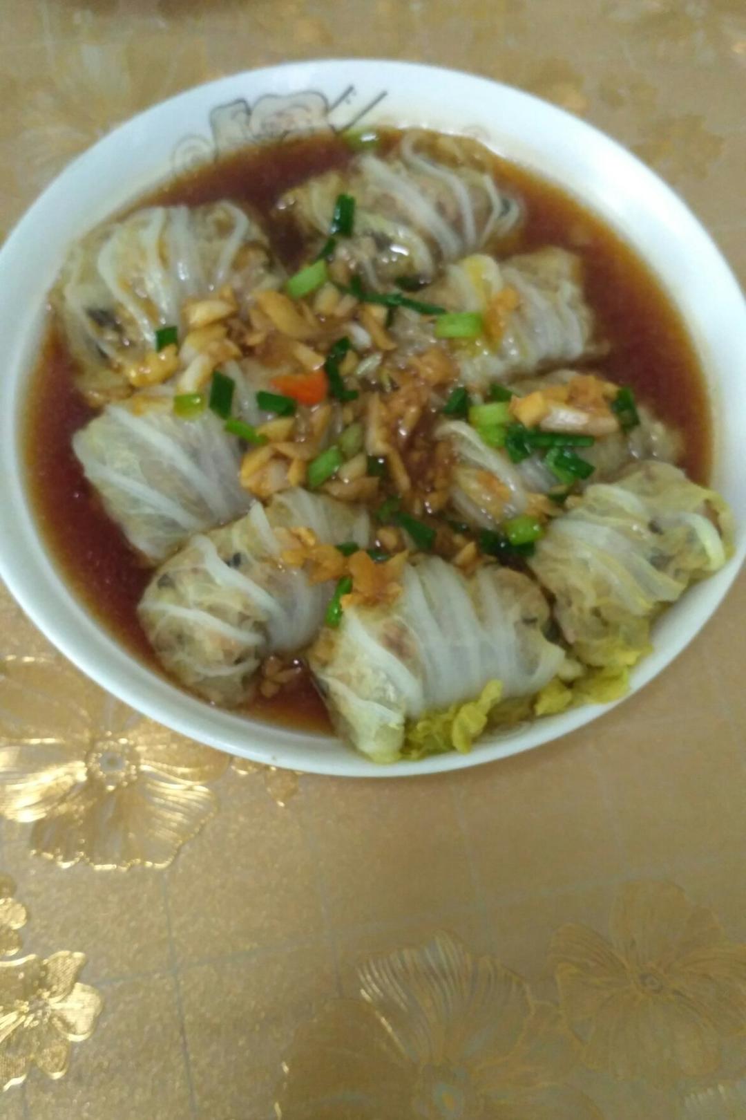 肉酿白菜卷
