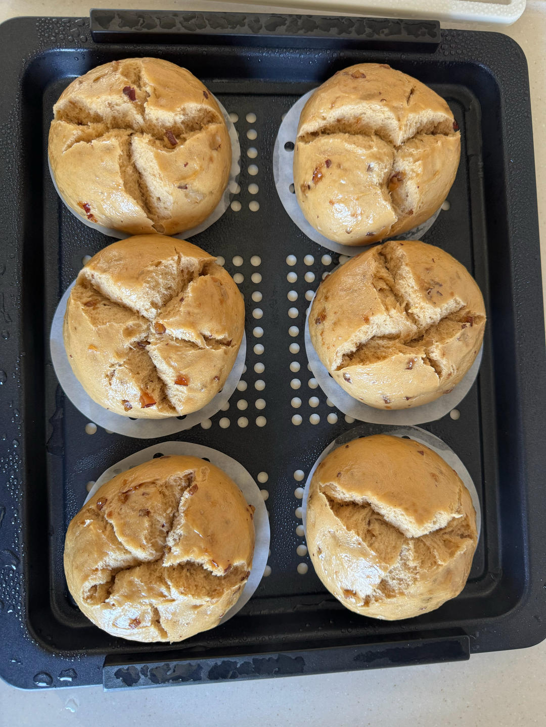 一直被模仿，从未被超越——自然开花红糖枣馒头（更加松软版）