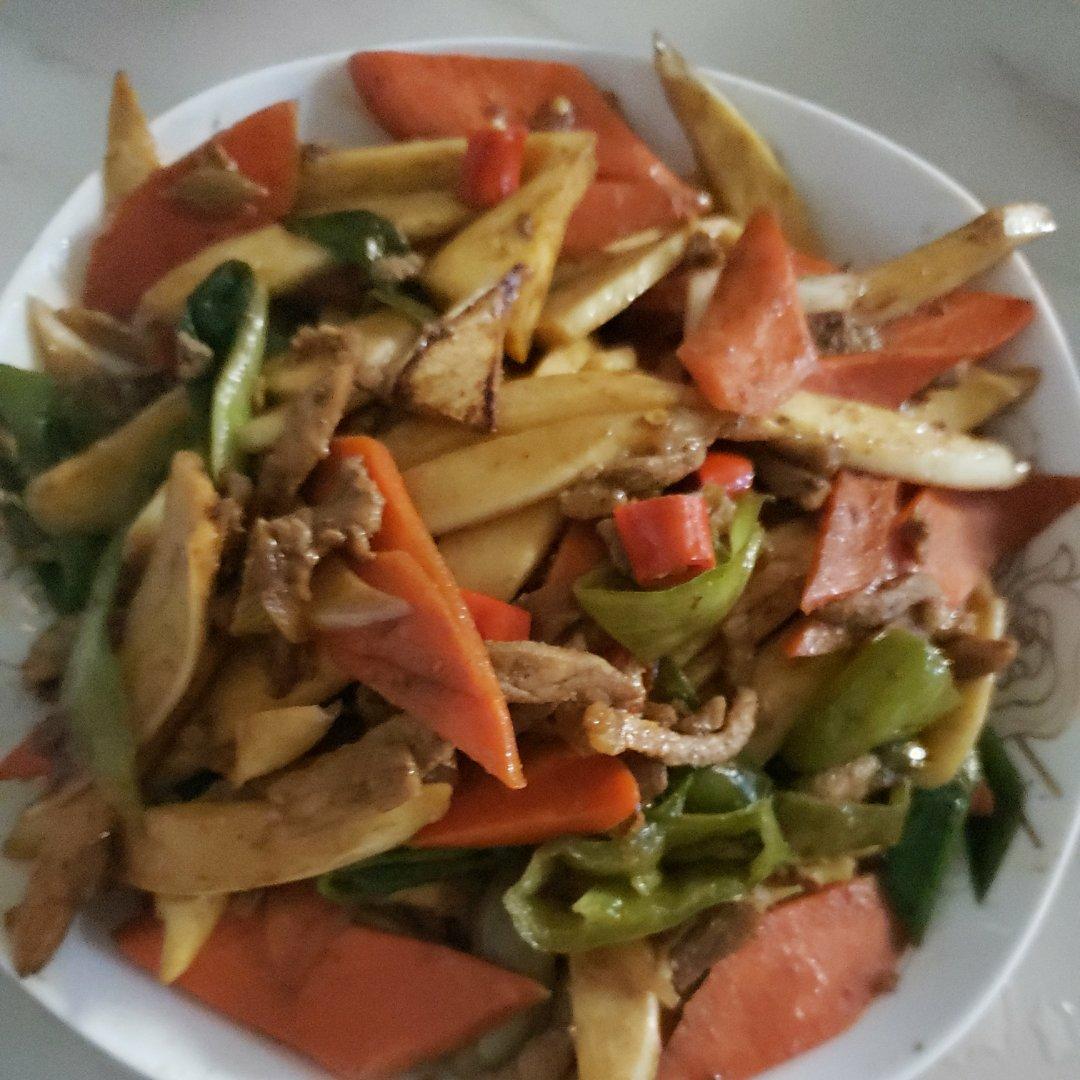 茭白炒肉（简单易做）