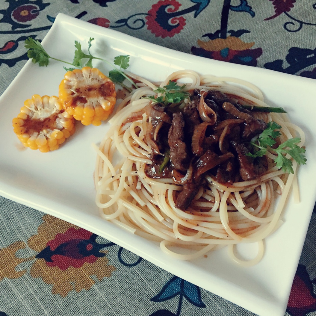 黑椒牛柳意面